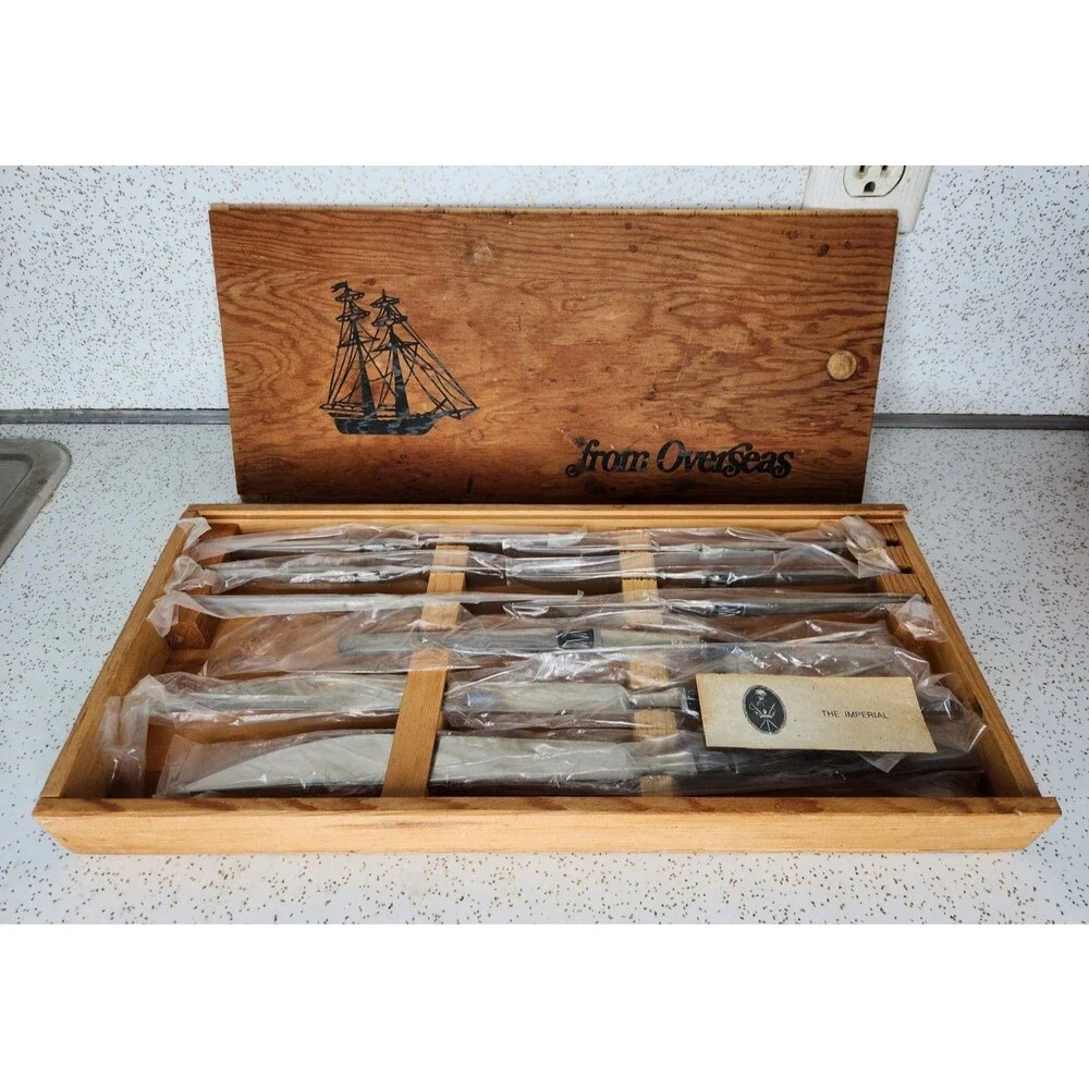 Arthur SALM MCM Stainless Steel Japan Carving Set 9 Piece ASFI Satin w/ Case
